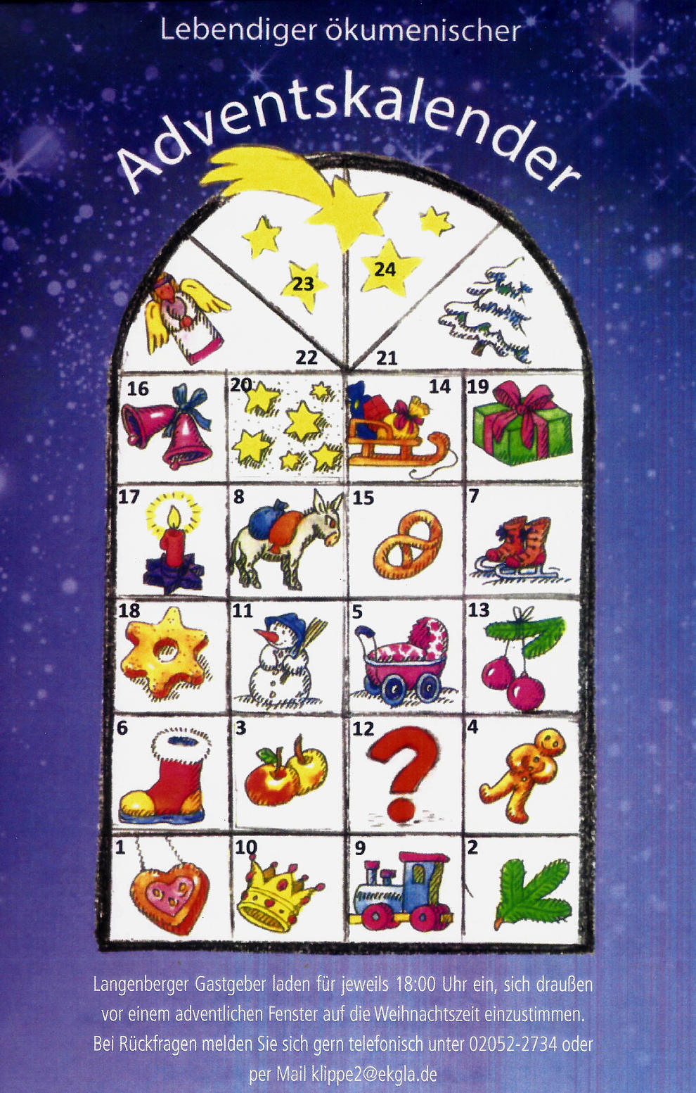 Lebendiger ökumenischer Adventkalender Adventkalender